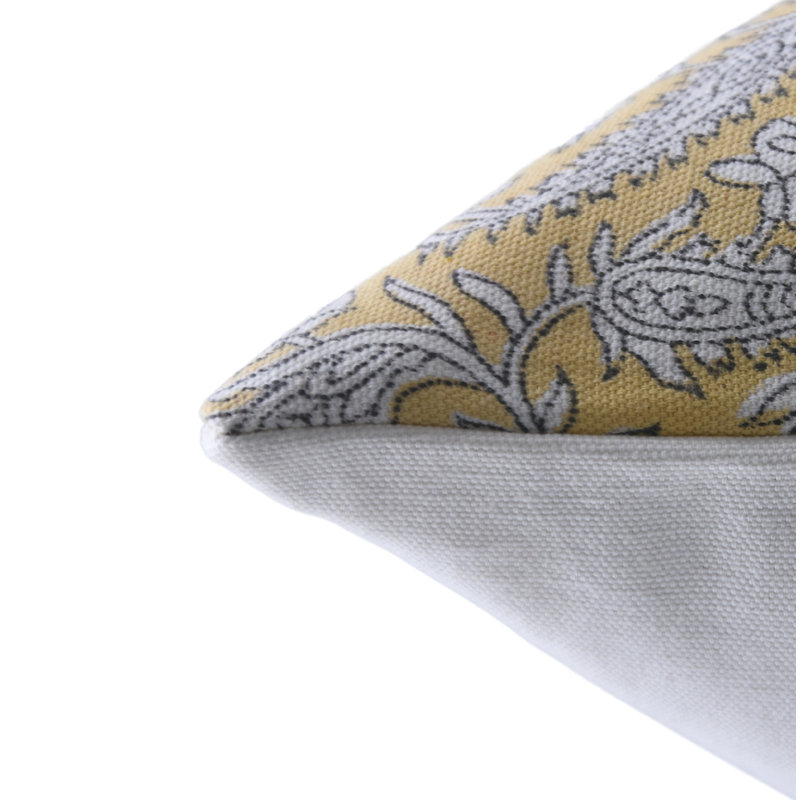 Housse de coussin intérieur / extérieur en coton Black Forest, H 20 po x l 14 po