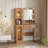 Vanity Desk with Mirror & Lights, Makeup Table with USB Outlets, Storage Drawers & Adjustable Bulbs-1992396931
