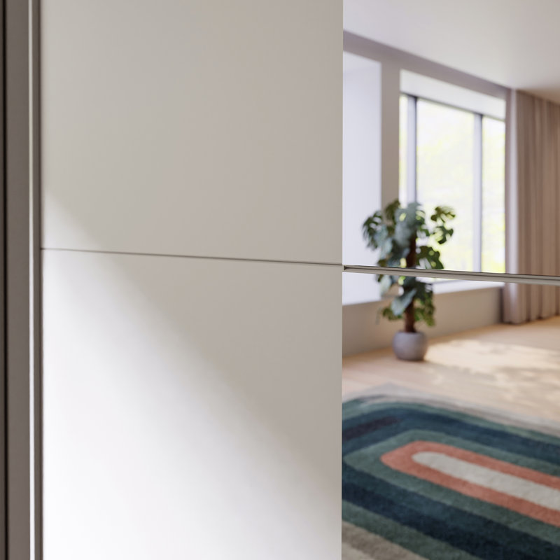 Nandor Sliding-Door Wardrobe , 190cm H x 190cm W x 61cm D