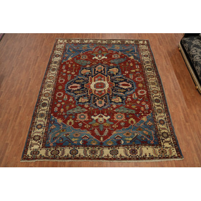 Tapis traditionnel à teinture végétale pré-1900 11 x 14