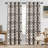 Suwannee Geometric Curtains Modern Grommet Drapes for Living Room Blackout Thermal Noise Reducing 2 Sets of Curtain Panels for Bedroom-854209247-879296745
