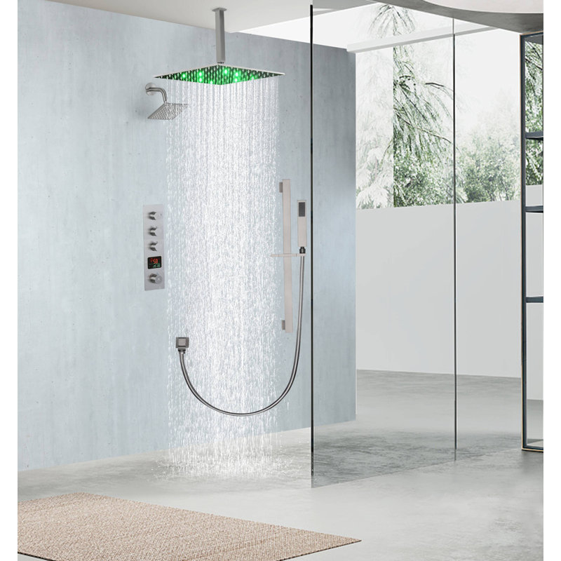 Thermostatic All-In-One Kit with Rough in-Valve, Chrome