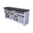 65.3" TV Stand With LED Light Strips And  Mesh Barn Door Y Decorative Strip   Farmhouse-231733737