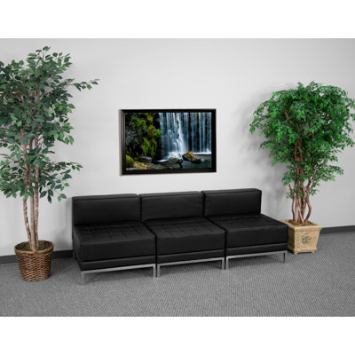 Hercules Imagination Series 3 Piece LeatherSoft Modular Lounge Set with Taut Back and Seat
