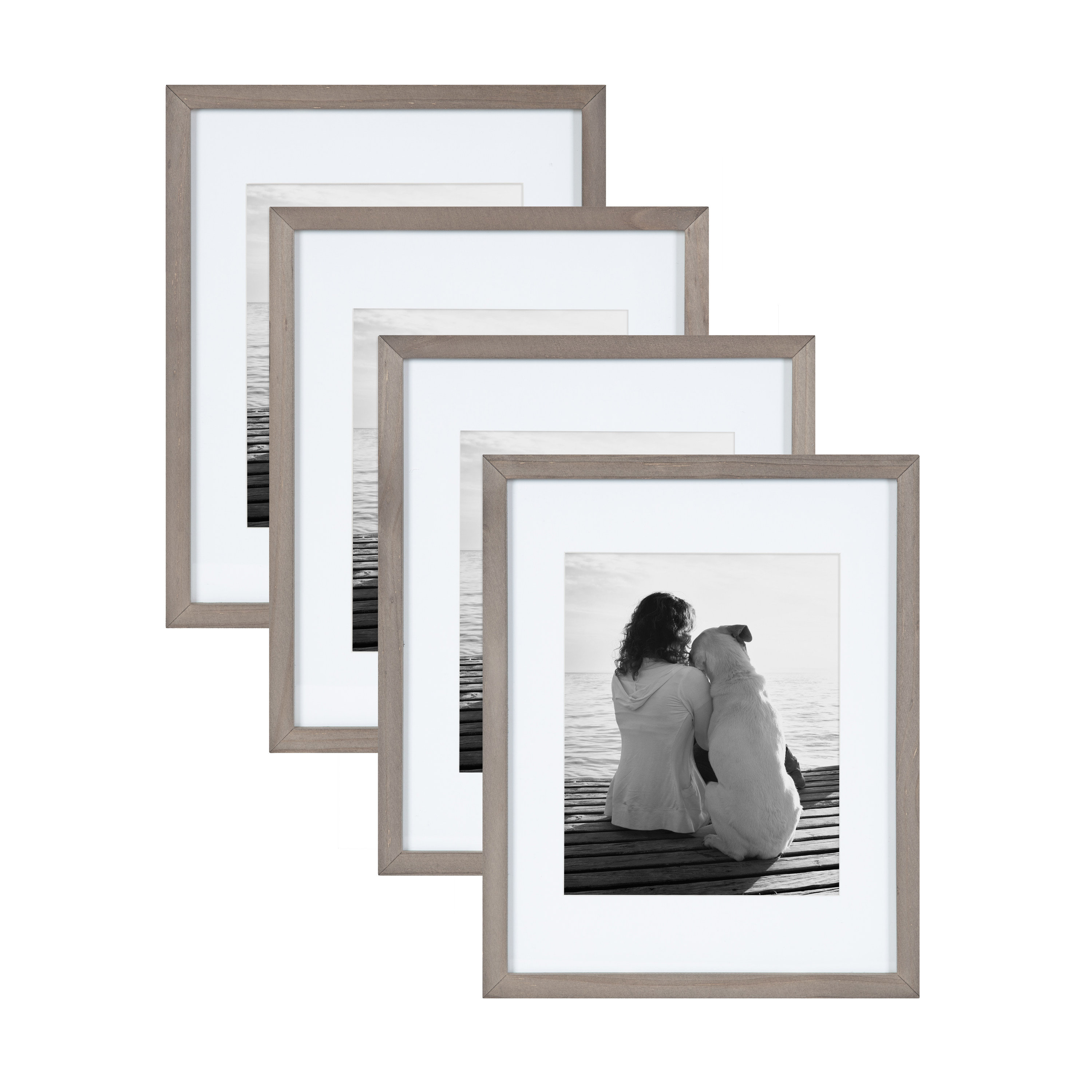 Joss & Main Ambrine Wood Picture Frame - Set of 4 & Reviews | Wayfair