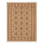 Tapis décoratif moderne lavable en machine brun clair-40995513