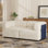 Modern 176cm 2-seater Chenille Sofas No Tool Assembly Required Sectional Sofa