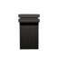 66 po extra large, placage de bois véritable, noir, table, console, couloir, entrée rapide, 66 po, minimaliste, cas d'utilisation multiple, maison, rangement, structure