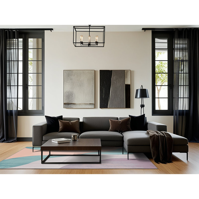Periwinkle Haze Rug, Square 7'