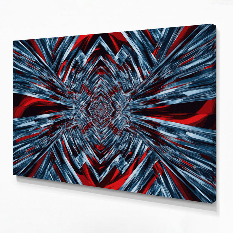 Art sur toile mauve Op Art 58, H 16 po x l 20 po