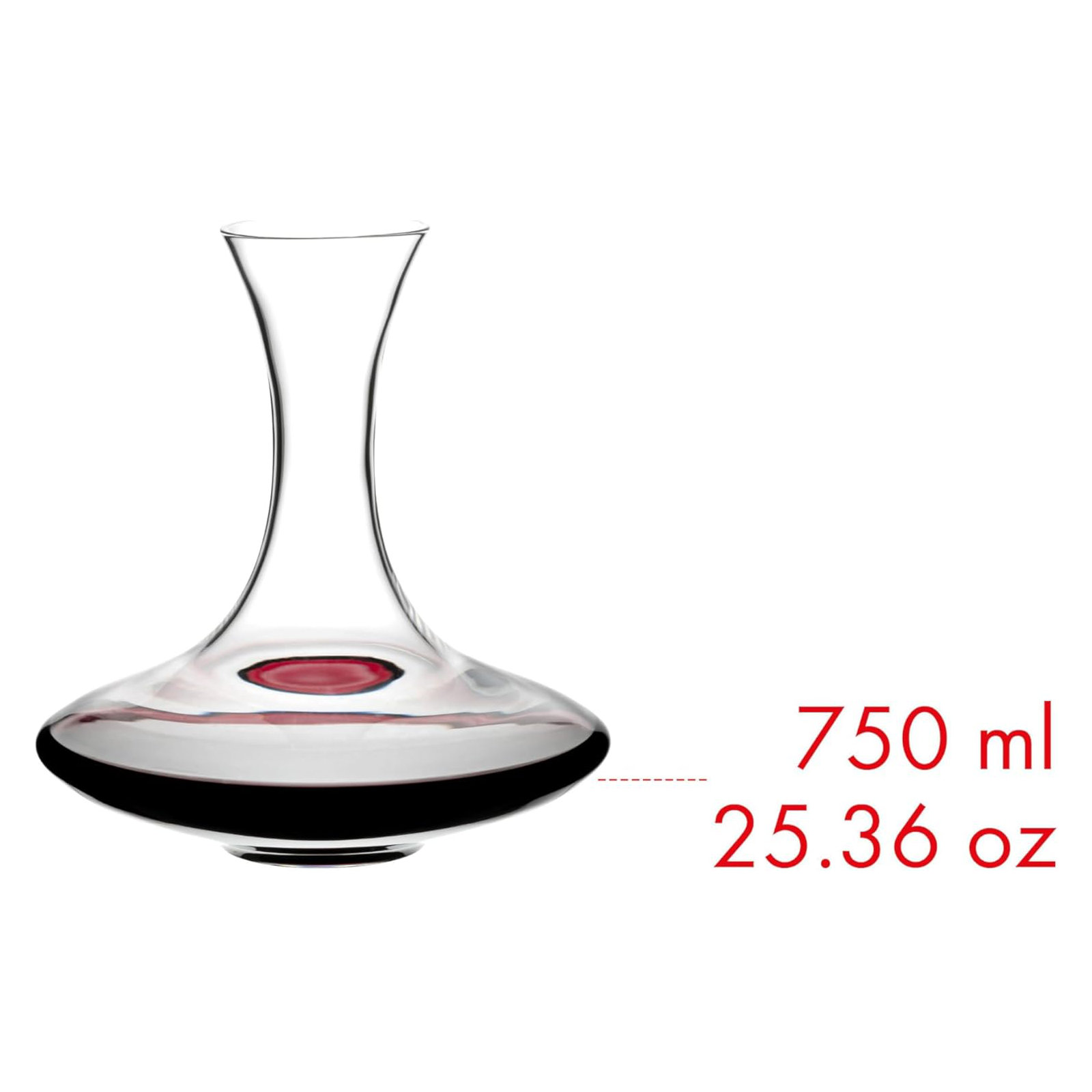 Crystal Home Bar 43.4 oz. Wine Decanter