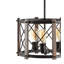 Luminaire suspendu cylindrique à 3 lumières Henrikke