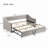 Twin Size Upholstered daybed with Pop Up Trundle-1773225189