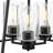 3 - Light Dimmable Lantern Geometric Chandelier