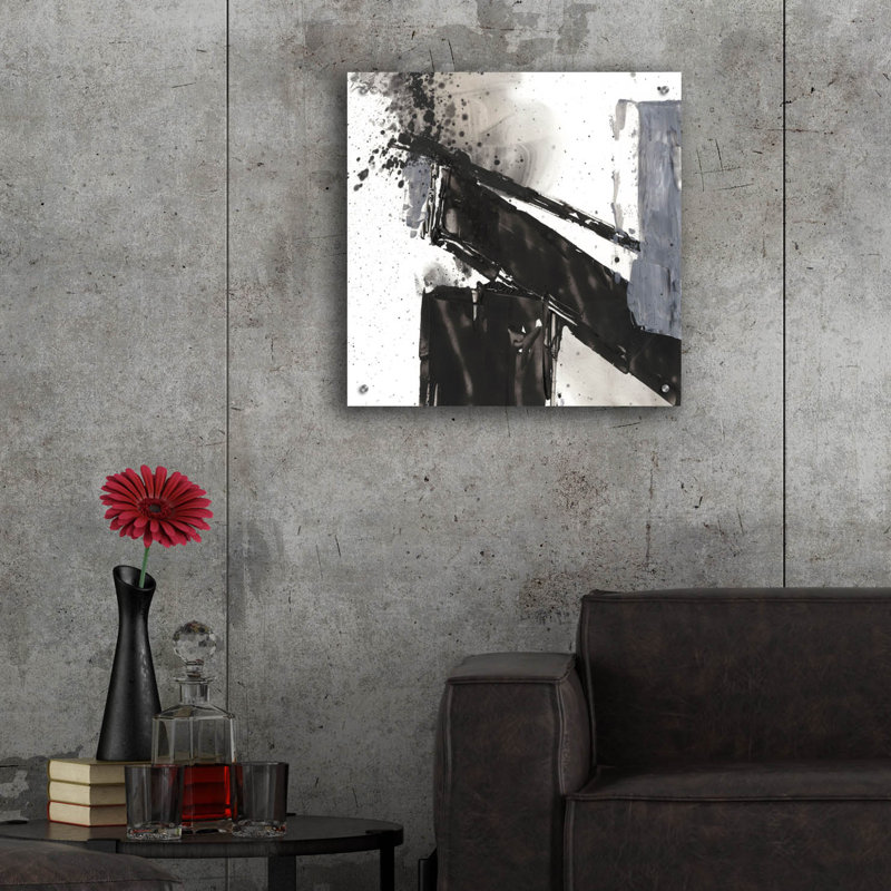 Art mural en verre «Demolation 2» par Ethan Harper, H 24 po x l 24 po