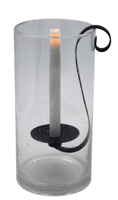 Unscented Flameless Candle with Glass Holder
