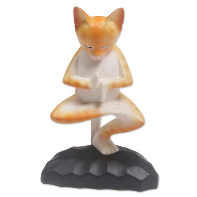 Figurine Yoga Kitty