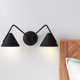 Dale 2 Light Dimmable LED Armed Sconce