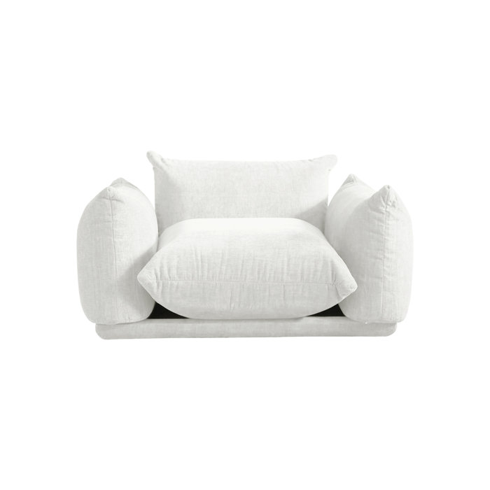 Ebern Designs Toupin 50.39'' Upholstered Single Sofa & Reviews | Wayfair