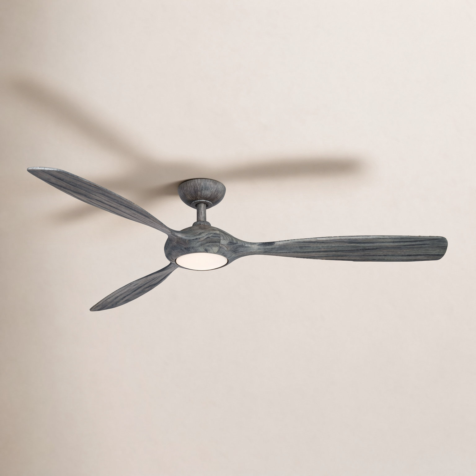 Kurt 60'' 3 Blade Ceiling Fan with LED Light Kit, Vintage Oak