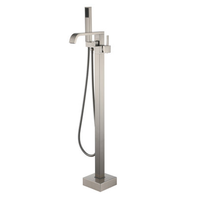 1 Handle Floor Freestanding Tub Filler with Diverter