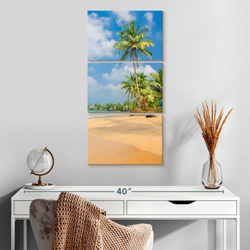 Exotic Summer Palm Trees, 32" H x 15" W