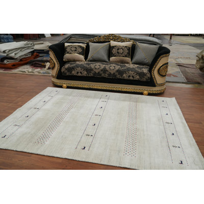 Little Animals Design Gabbeh Style Indian Area Rug 6x9