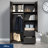 40" W,  2-Door Armoire W/Drawers, Raven Oak Finish-1972053318