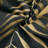 Marina Decoration Home Decor Bedding Bedroom Bedsheet Soft Silky Deep Pocket Rayon from Bamboo All Season 4 Pieces Printed Sheet Set with 2 Pillowcases, Modern Black Gold Palm Leaf Pattern Twin/Single-137327133