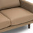 Anabel 81" Modern Genuine Leather Sofa