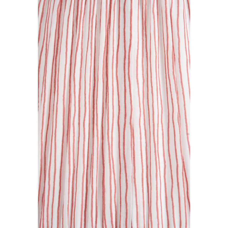 Pleated Cotton Lamp Shade, Cinnamon, 28cm H x 40cm W x 40cm D