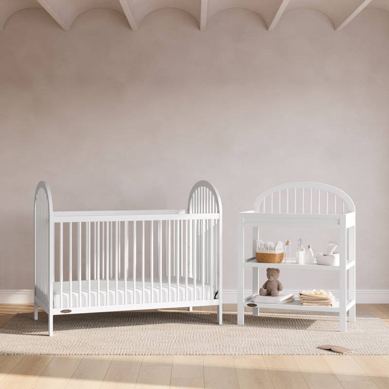 Table à langer avec coussin Olivia, Blanc