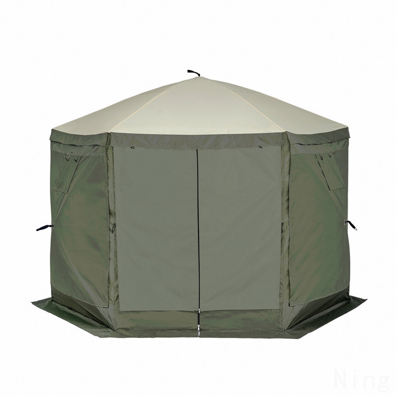 10X10FT Pop Up Gazebo, Mosquito Net For Outdoor Use With Mesh Windows
