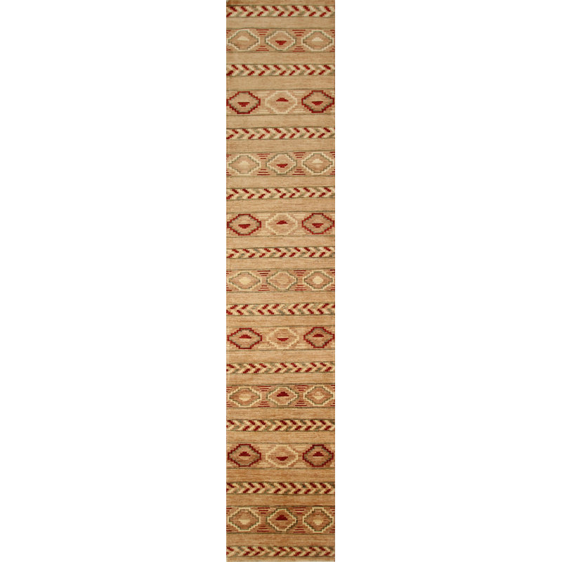 Hand Woven Wool Geometric Area Rug