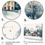 «Christmas Village In Winter I - Winter Landscape», art mural-959106718-959106719