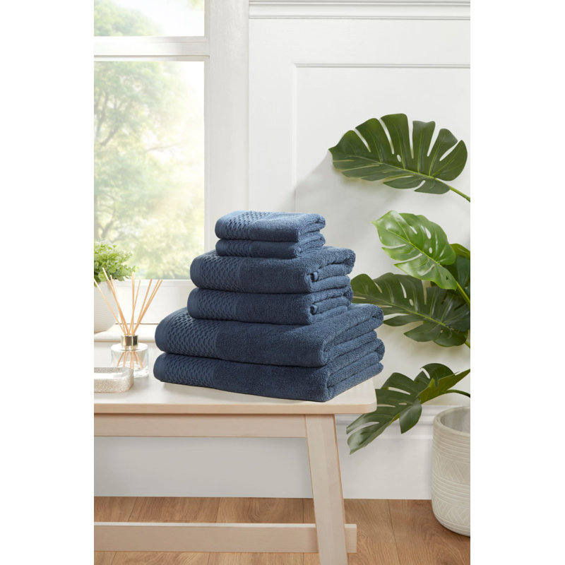 100% Cotton Hand Towel, Blue