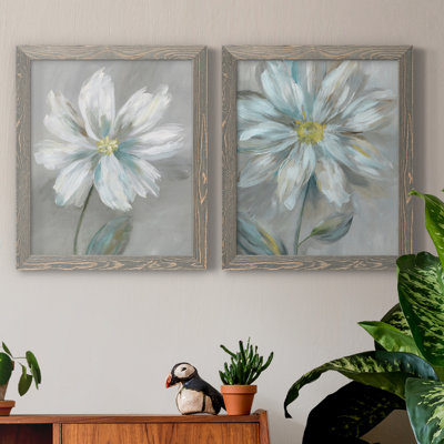 Simple Flower I - Ensemble de 2 reproductions d'art