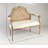 Moyne Linen Square Arm Settee-560164005