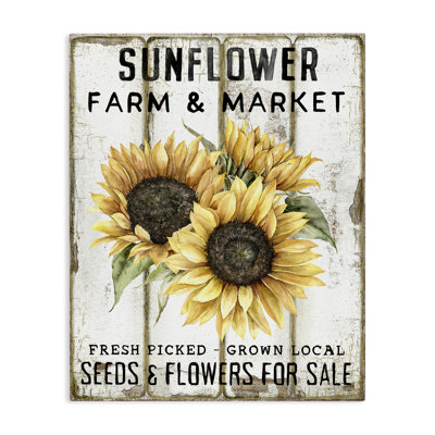 "Sunflower Farm & Market", art mural par Creatif Belle bp-629_CN