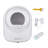 Smart Automatic Cat Litter Box,Automatic Scooping and Odor Removal, App Control, Support 5G&2.4G WiFi for Multiple Cats, Double Odor Removal