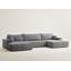 6 Seater Reclining Corner Sofa -16616602