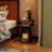 Modern  Stainless Steel End Table, Transparent Tempered Glass Table Top, Suitable for Any Space.