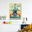 «Rock and Roll- Cleveland» - Publicité rétro sur toile tendue-22947474