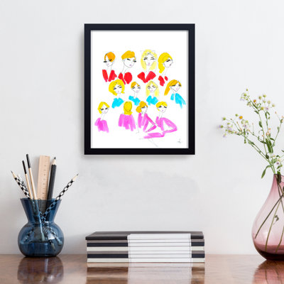 Pop Art & Retro Blondes by Chauncey Jacks - Framed Artwork 