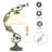 20" Ceramic Rose Table Lamp With Switch
