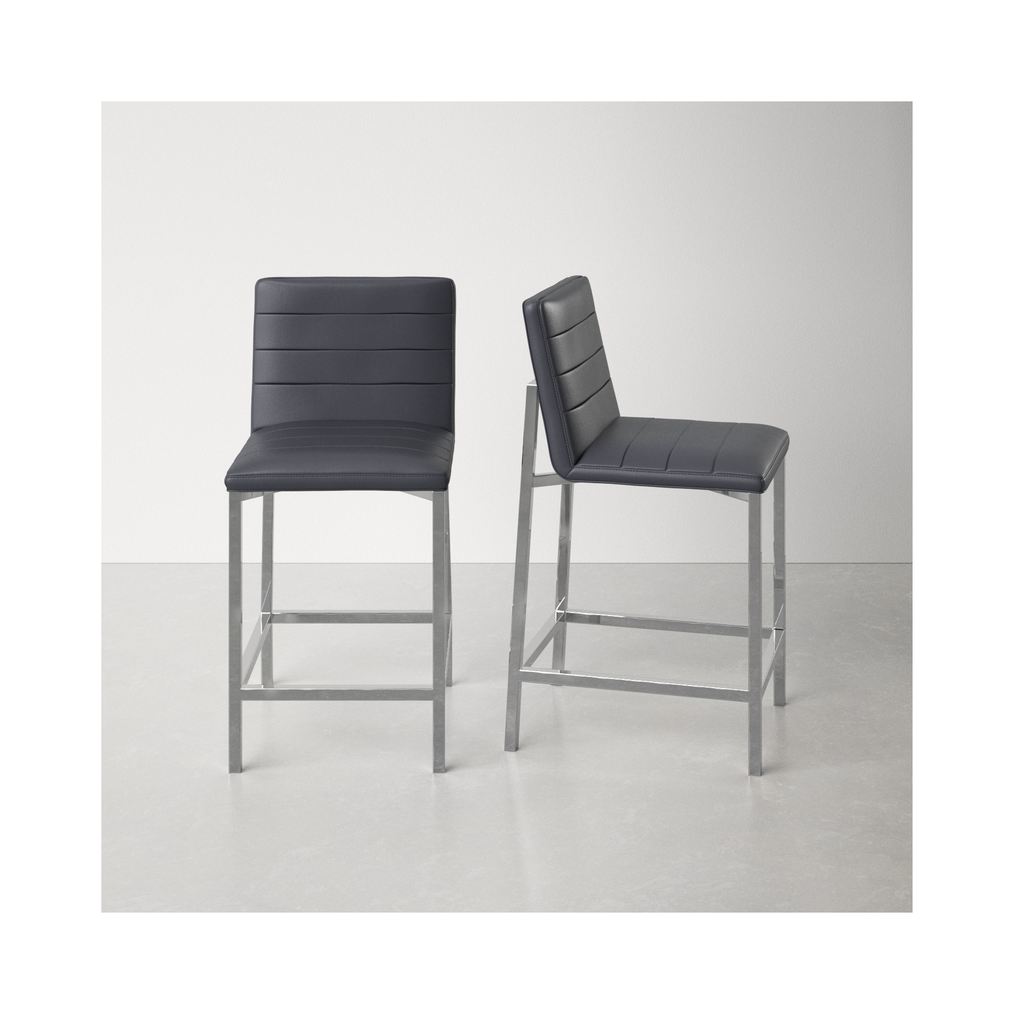 Misa Bar & Counter Stool, Cobalt, Counter Stool (26" Seat Height)