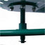 Siège de chariot de jardin à roulettes avec roues et plateau à outils, siège pivotant à 360 °, vert - Remis à neuf-128815583