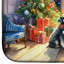 Tapis de vaisselle Schnauzer and Santa Claus