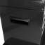 Black Rolling Tool Chest, 5-drawer Tool Storage Cabinet With Lockable Wheels, Detachable Top & Adjustable Shelf, Ball-bearing Slides-1845486214