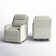 Caleya Modern Swivel Rocker Manual Recliner